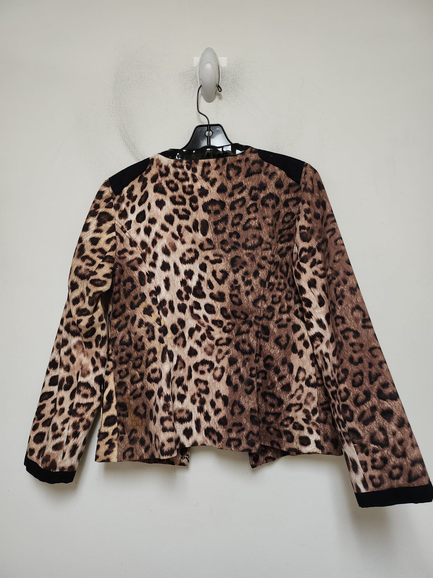 Blazer By Chicos In Animal Print, Size: M