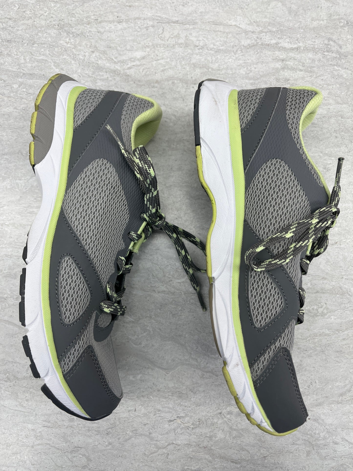 Shoes Athletic By Vionic In Green & Grey, Size: 9