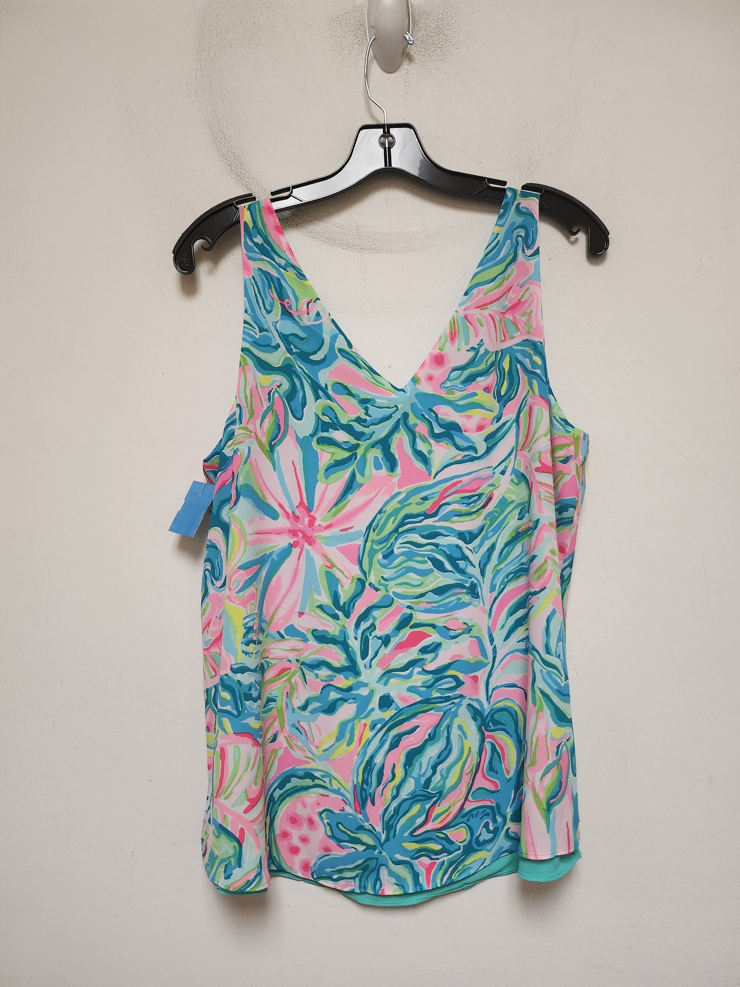 Top Sleeveless Designer By Lilly Pulitzer In Floral Print, Size: M