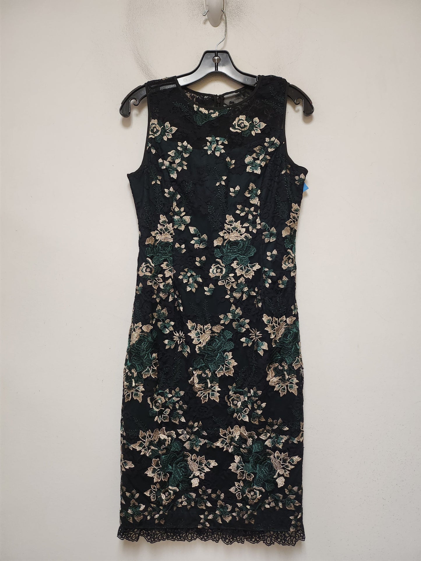 Dress Party Midi By White House Black Market In Floral Print, Size: Xs