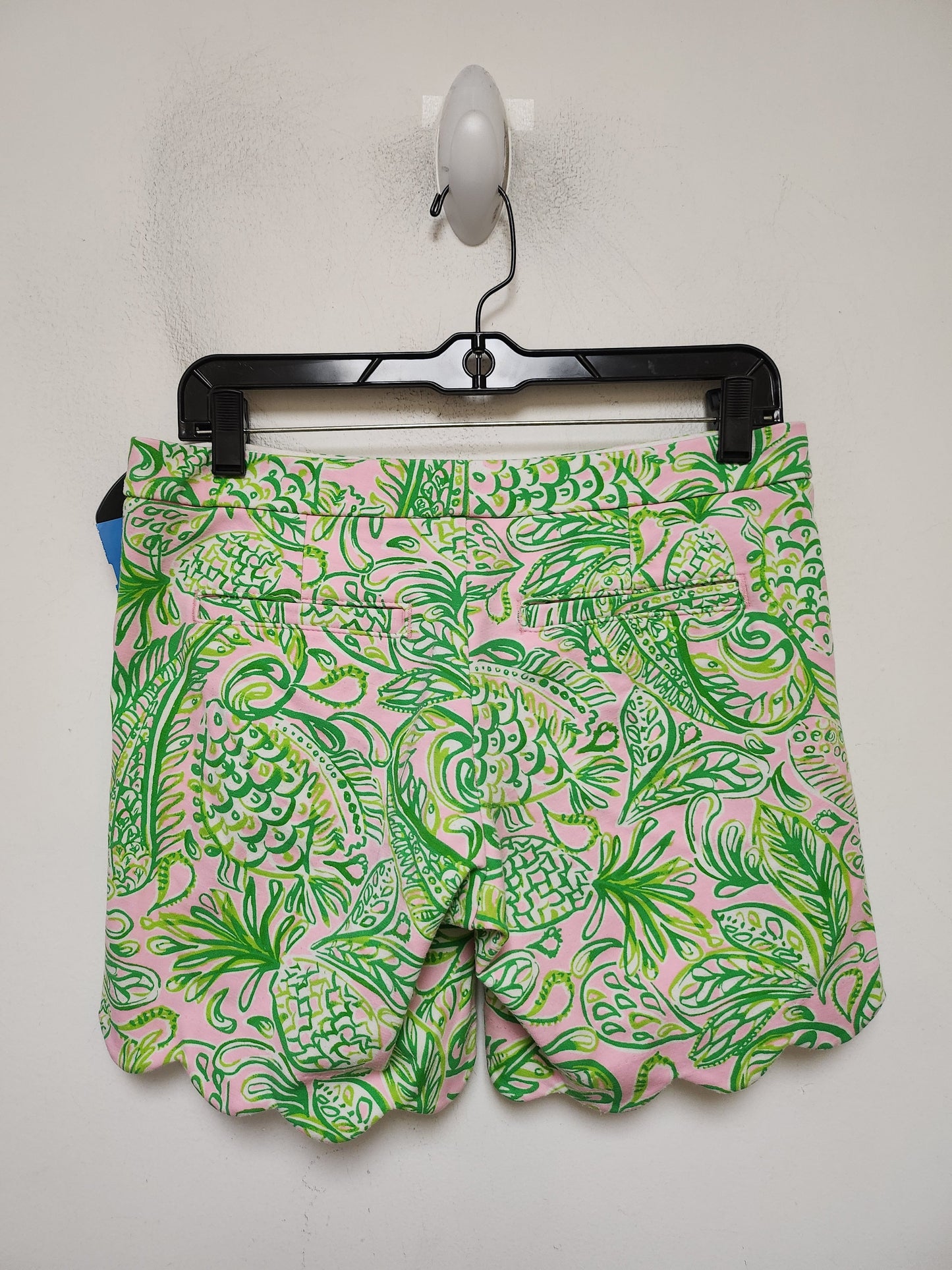 Shorts Designer By Lilly Pulitzer In Green & Pink, Size: 2