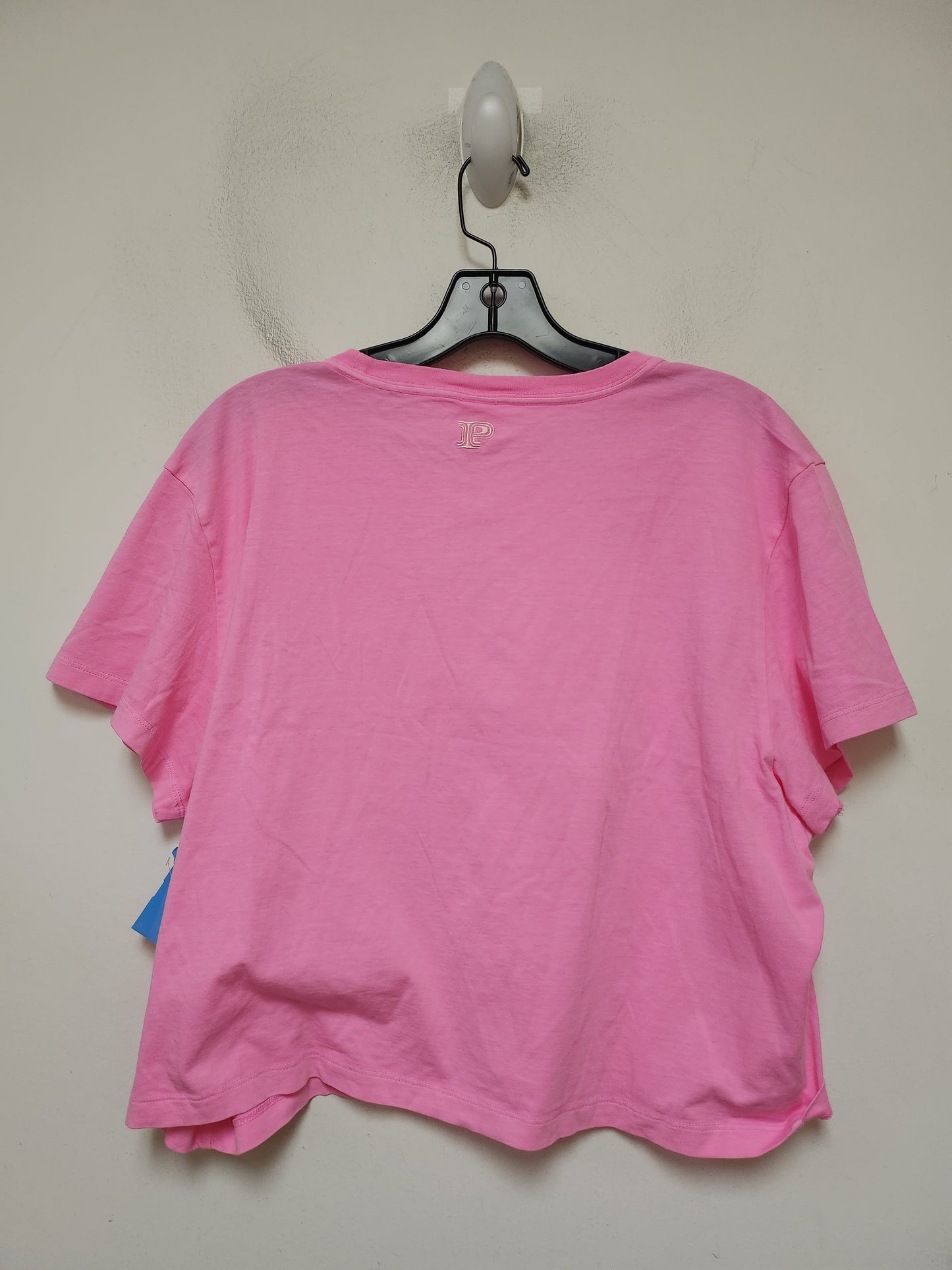 Athletic Top Short Sleeve By Pink In Pink, Size: Xxl