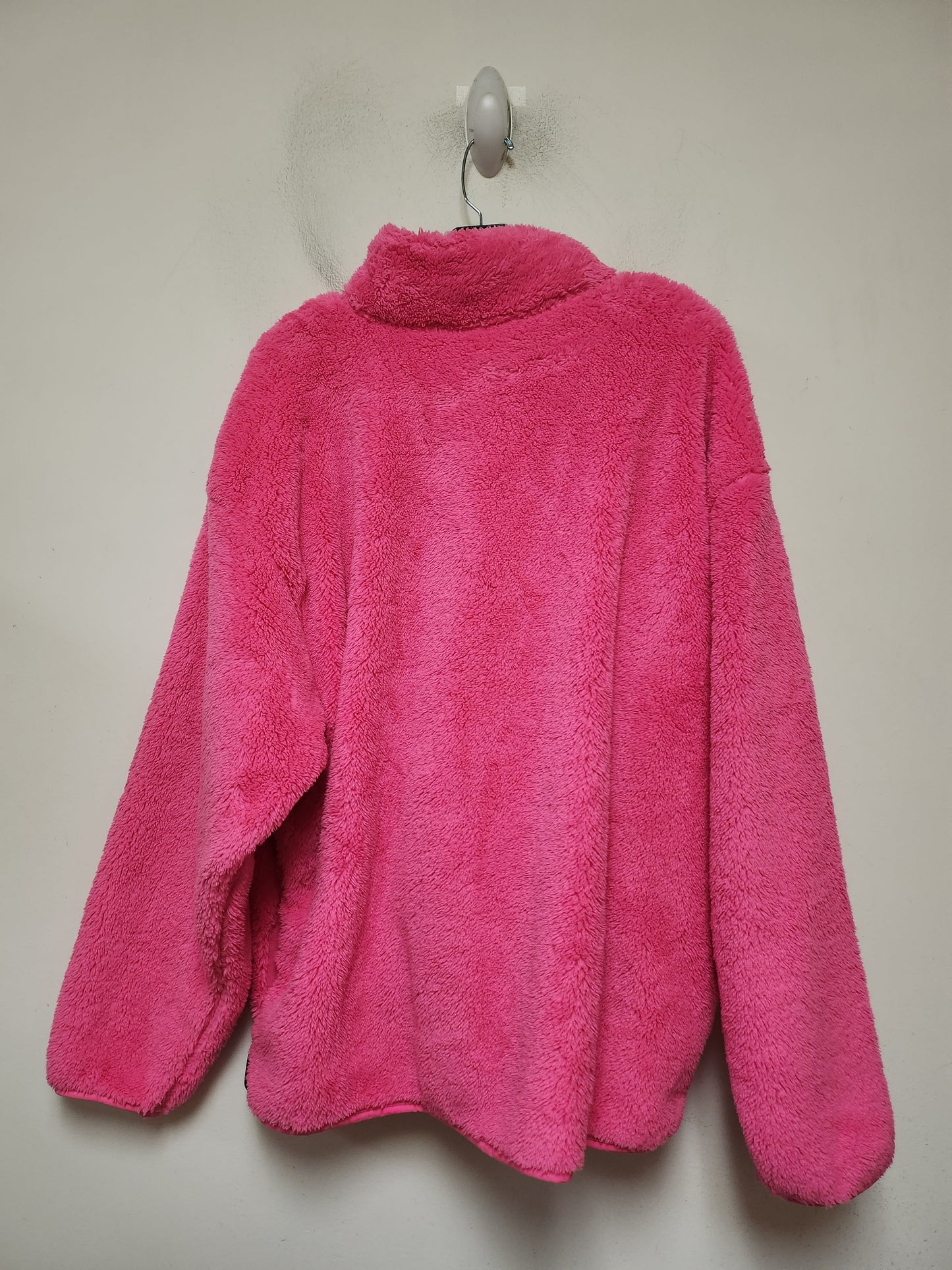 Jacket Fleece By Pink In Pink, Size: Xxl