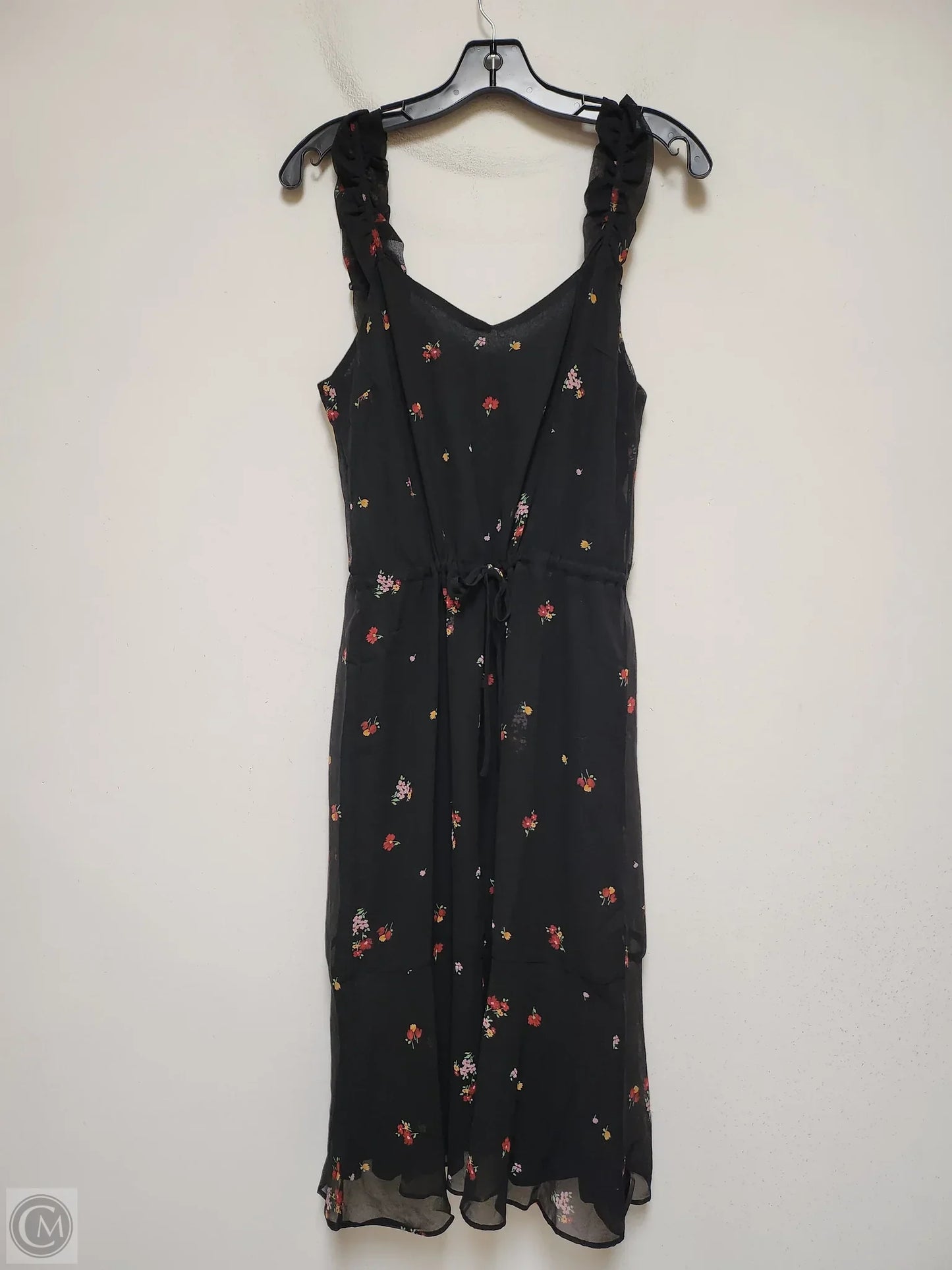 Dress Casual Midi By Who What Wear In Floral Print, Size: S