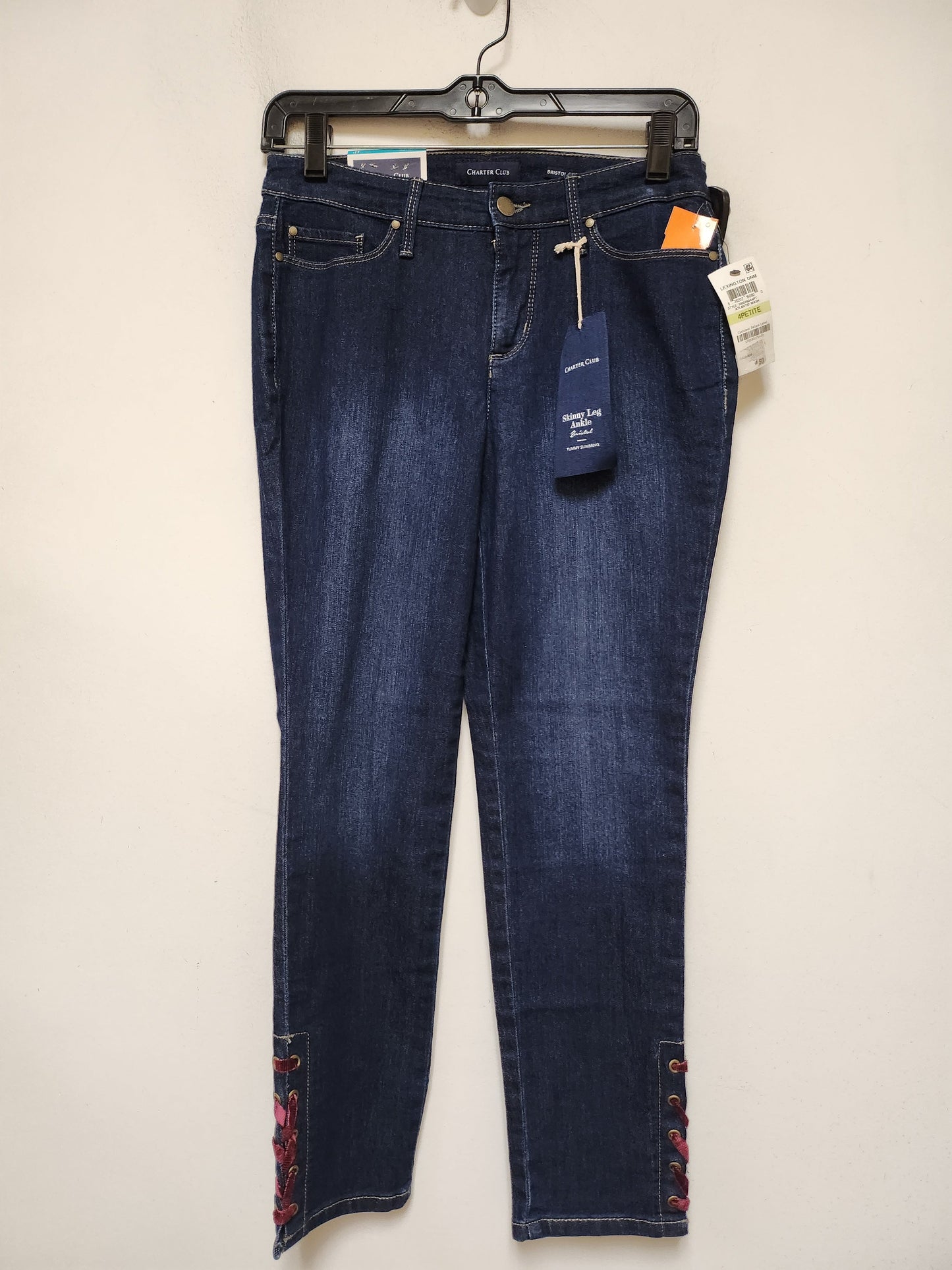 Jeans Skinny By Charter Club In Blue Denim, Size: 4p