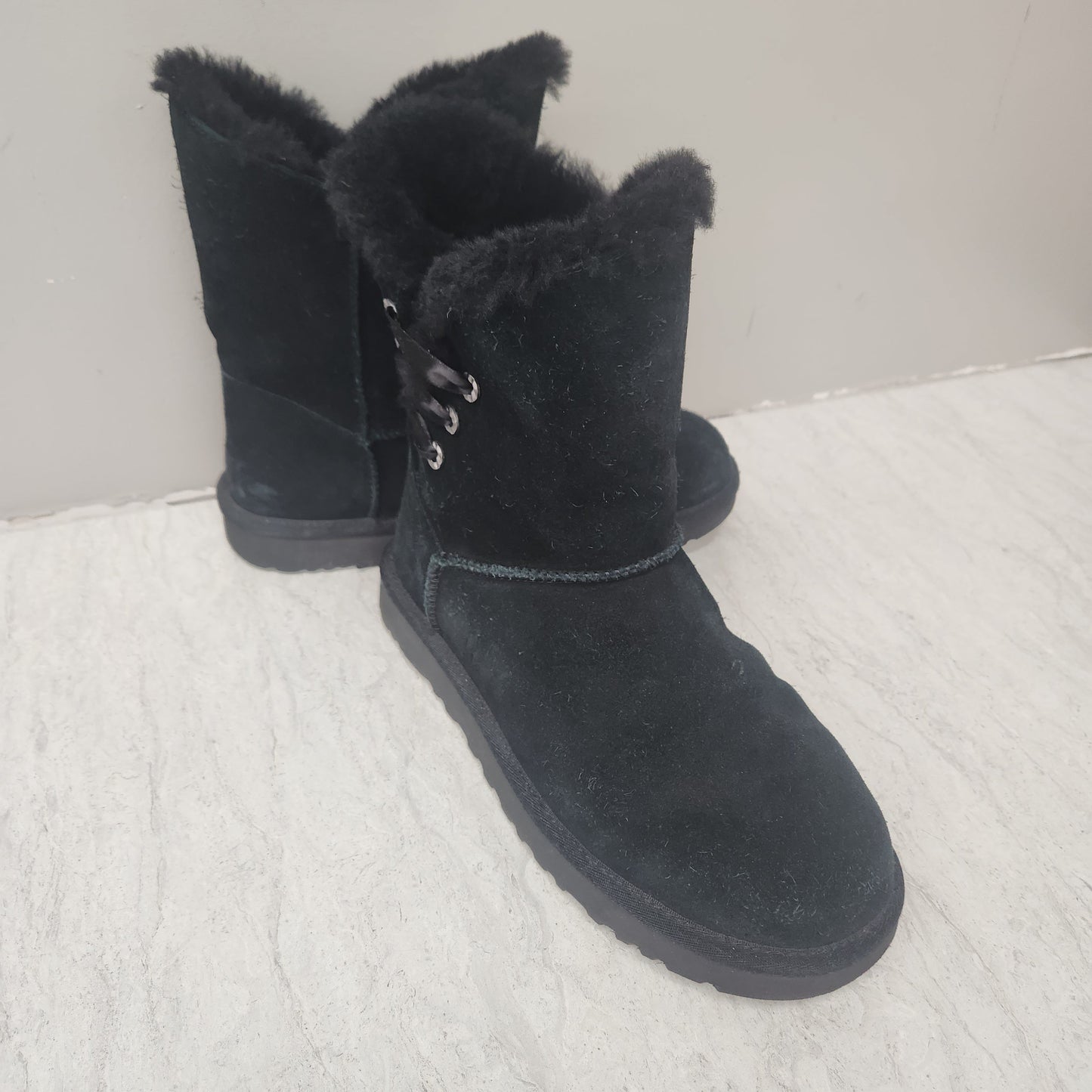 Boots Designer By Ugg In Black, Size: 10