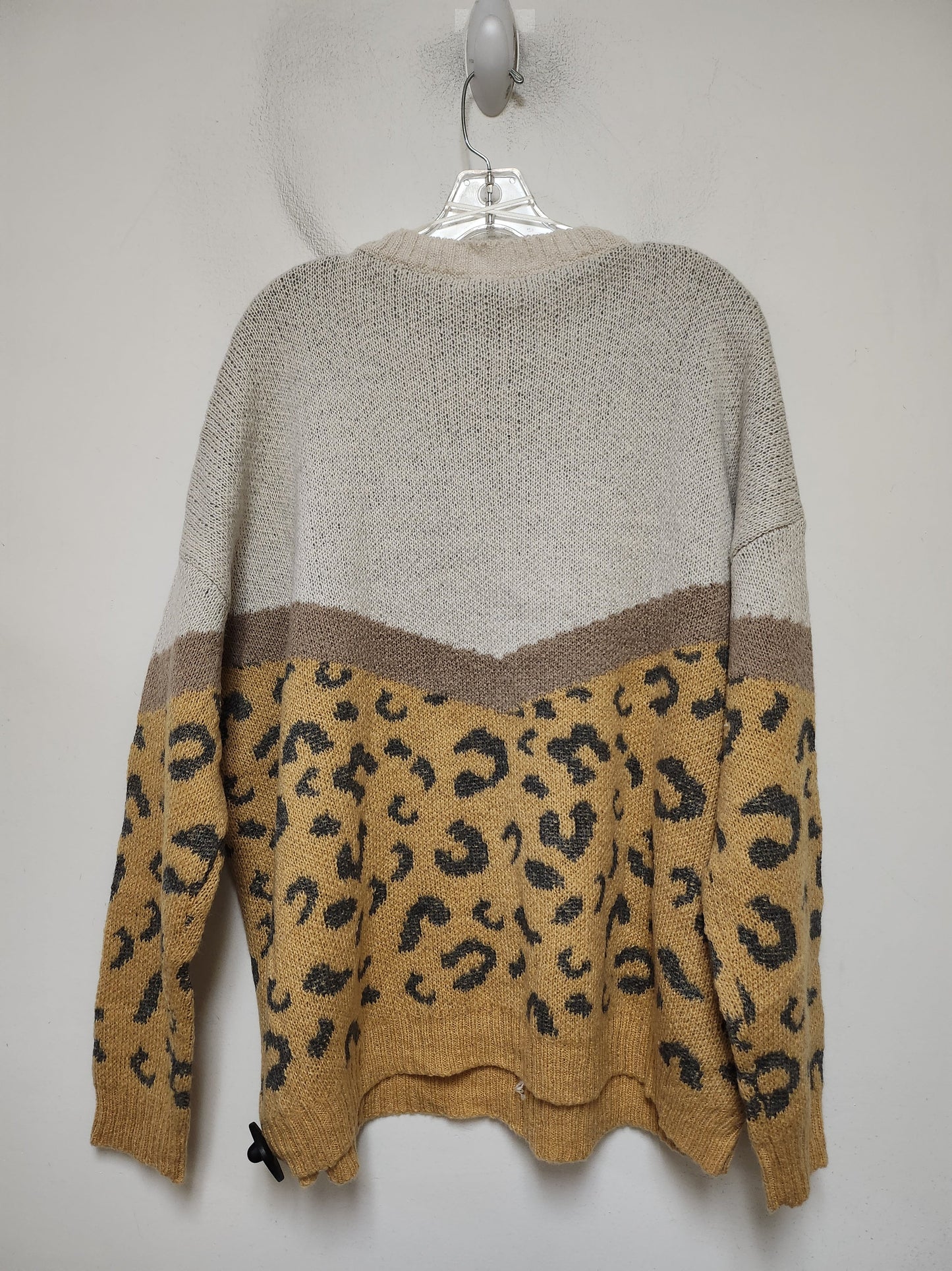 Sweater By Easel In Animal Print, Size: 1x