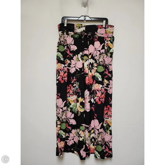 Pants Wide Leg By New York And Co In Floral Print, Size: 12