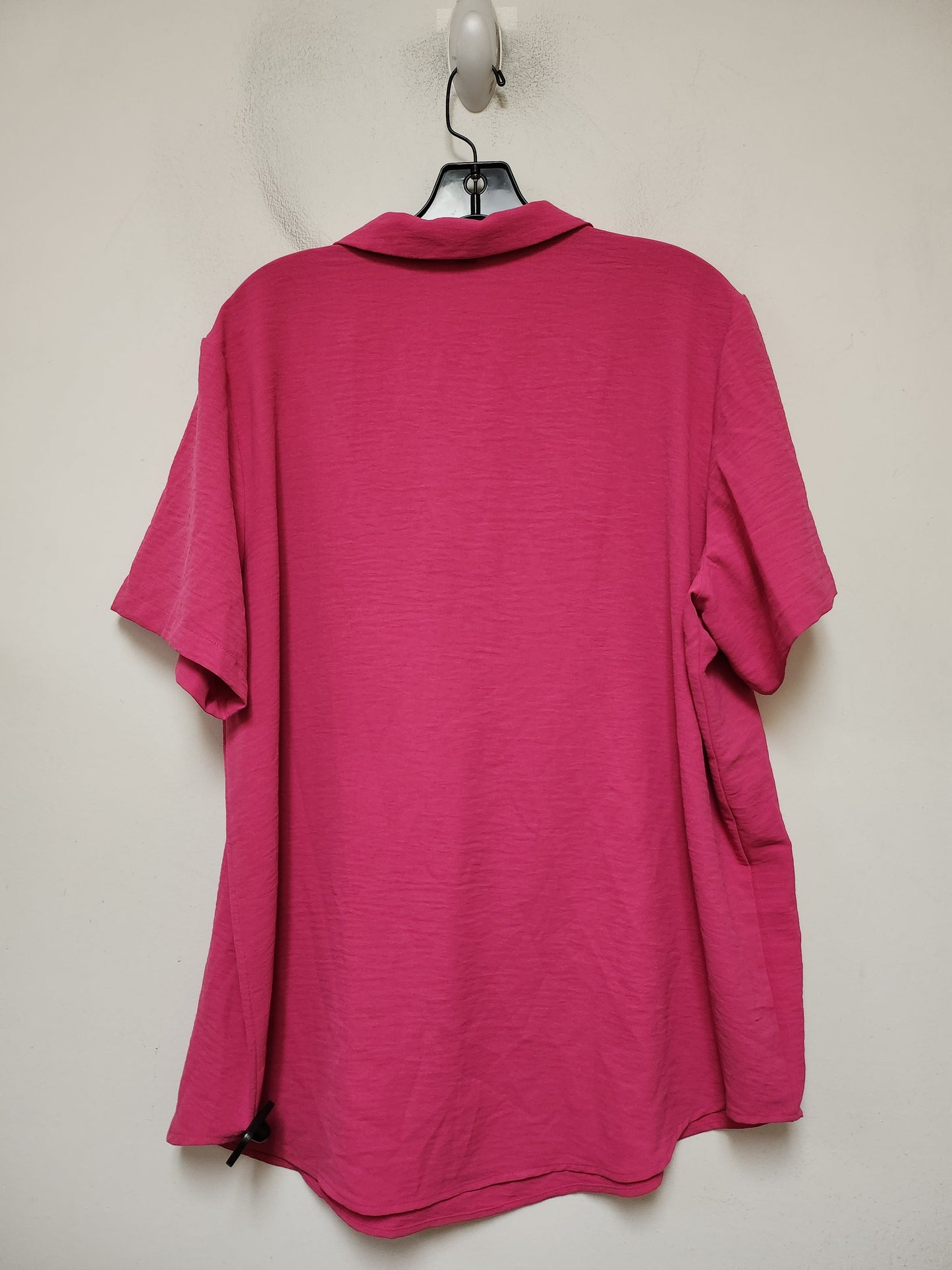 Top Short Sleeve By Hilary Radley In Pink, Size: Xl