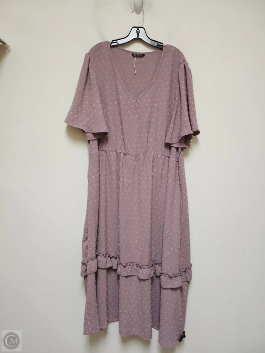 Dress Casual Maxi By Clothes Mentor In Purple, Size: 2x