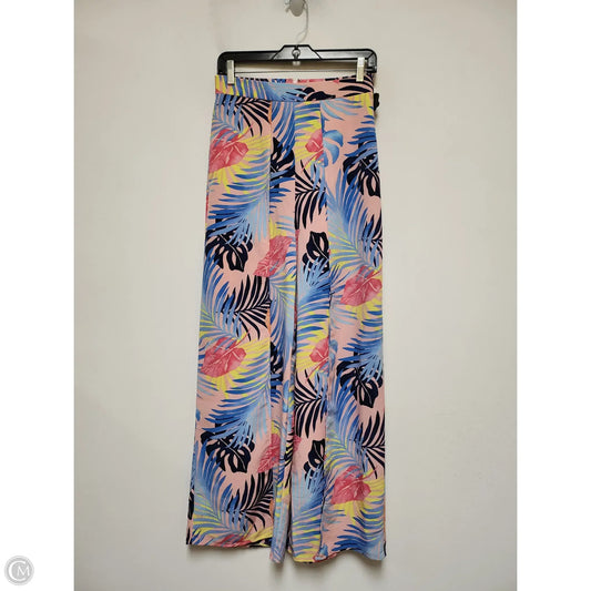 Pants Wide Leg By Forever 21 In Tropical Print, Size: 8