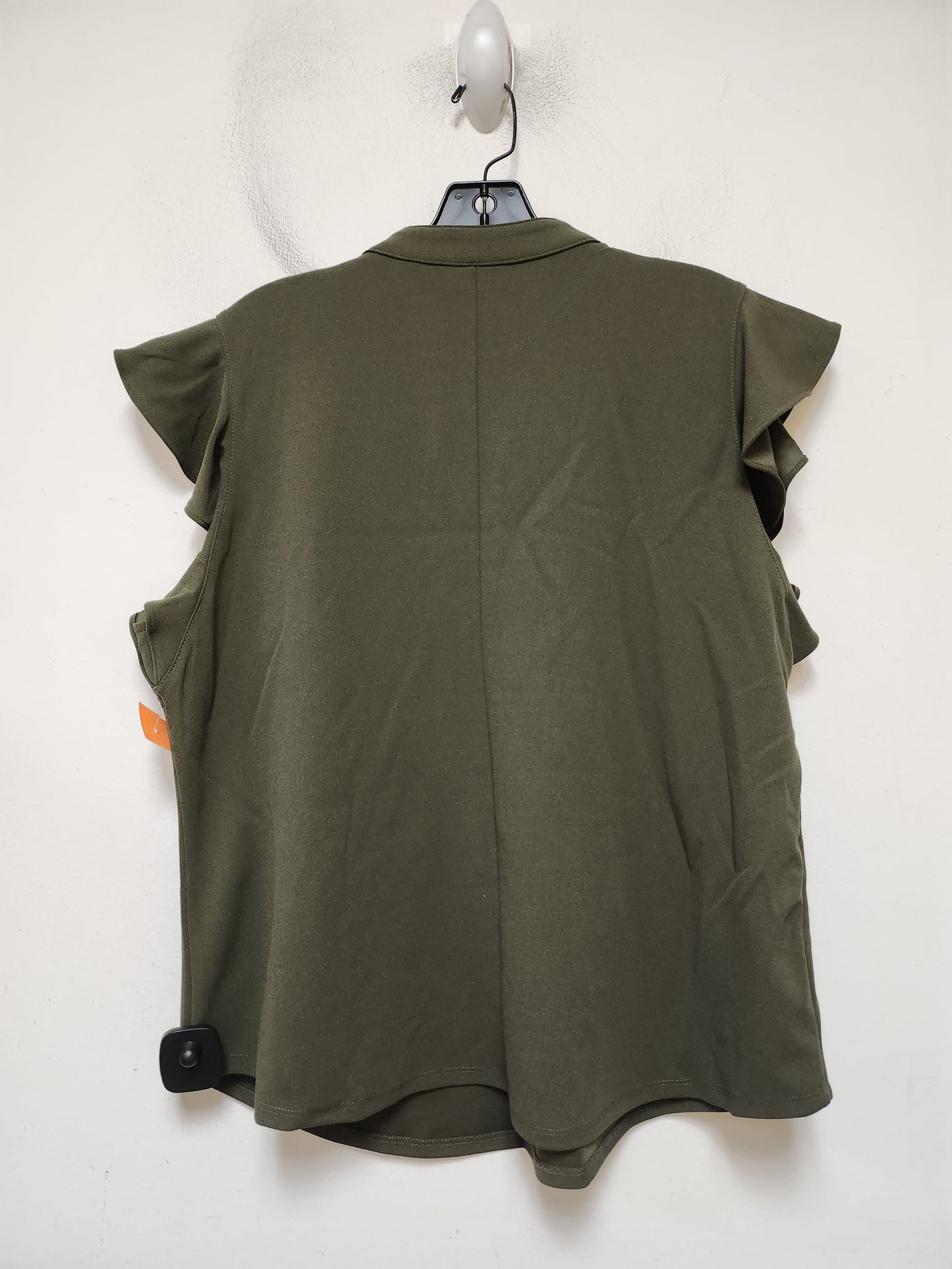 Top Short Sleeve By New York And Co In Green, Size: Xl