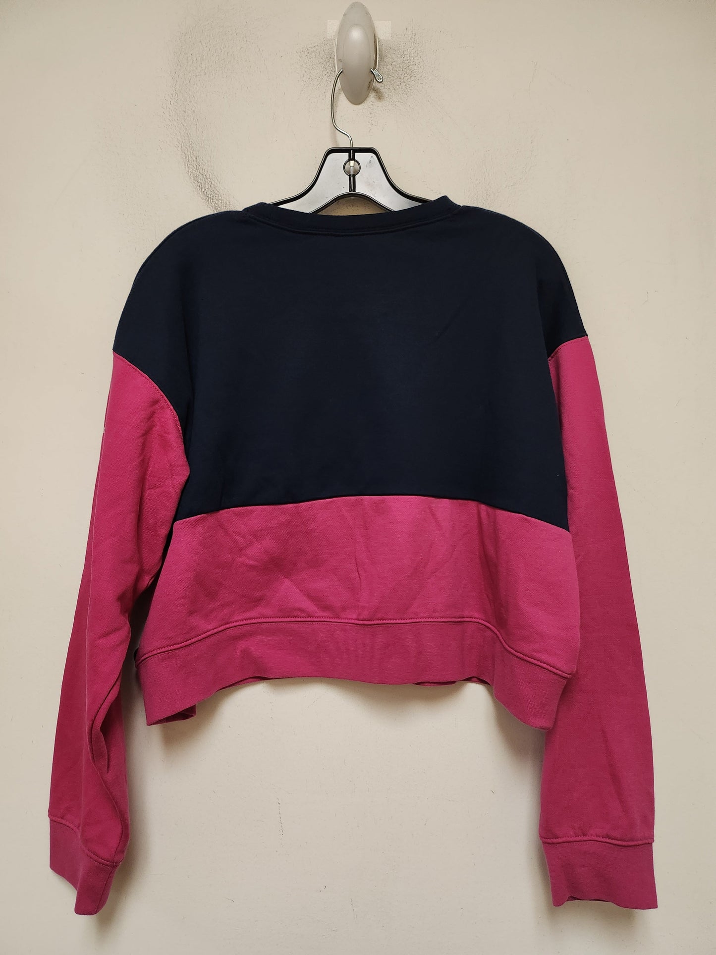 Athletic Sweatshirt Crewneck By Columbia In Blue & Pink, Size: Xl