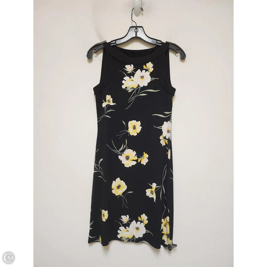 Dress Casual Short By White House Black Market In Floral Print, Size: Xxs