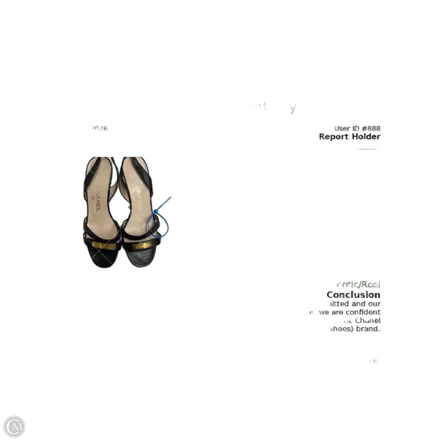 Shoes Luxury Designer By Chanel In Black & Gold, Size: 5.5