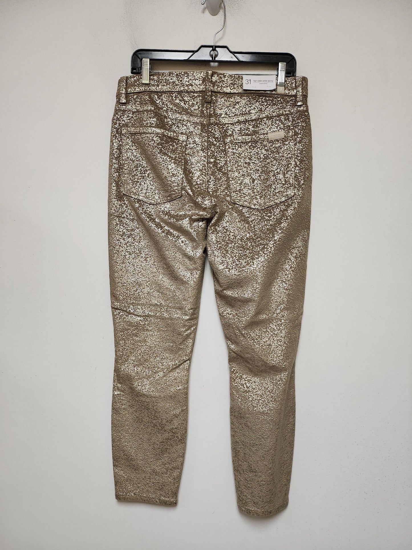 Jeans Skinny By 7 For All Mankind In Gold, Size: 8