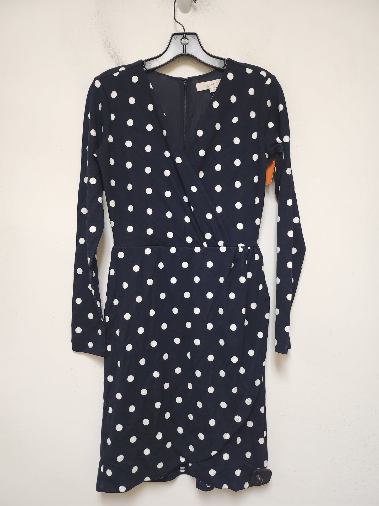 Dress Casual Short By Loft In Polkadot Pattern, Size: Xs