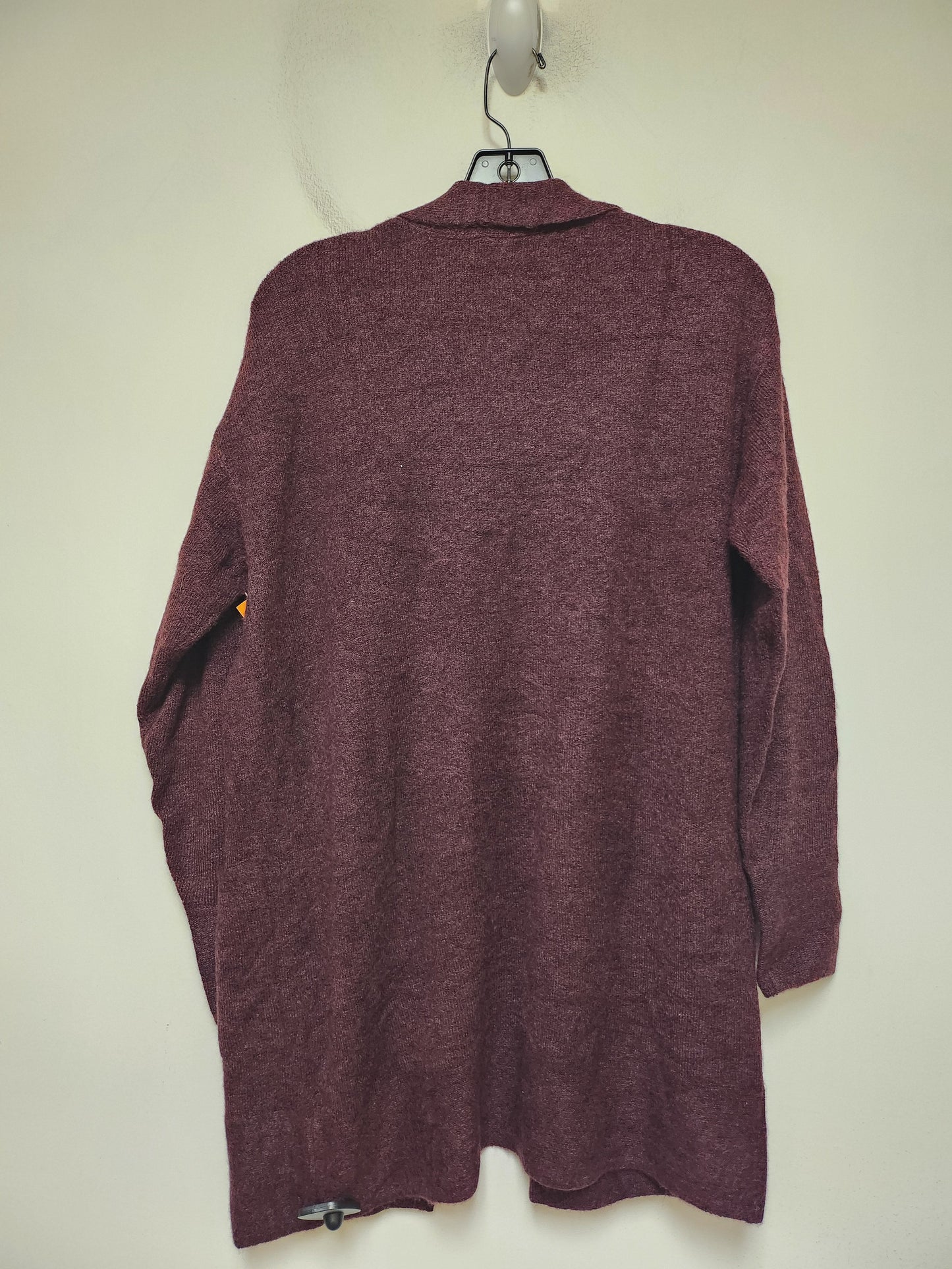 Sweater Cardigan By Banana Republic In Maroon, Size: Xs