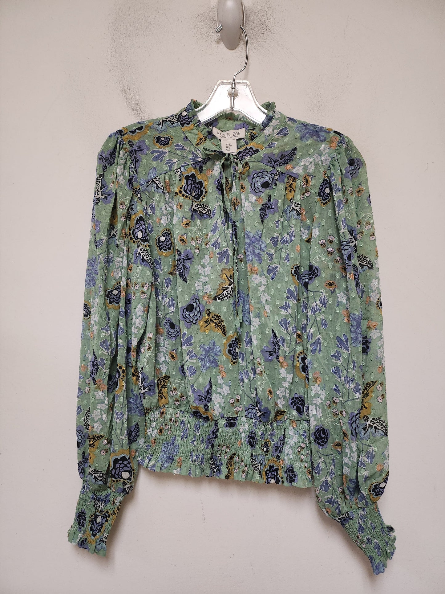 Top Long Sleeve By Rachel Zoe In Floral Print, Size: S