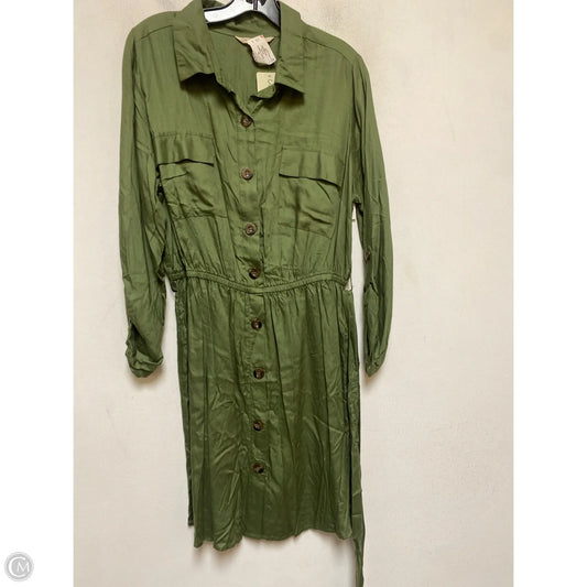 Dress Casual Short By Indulge In Green, Size: Xl