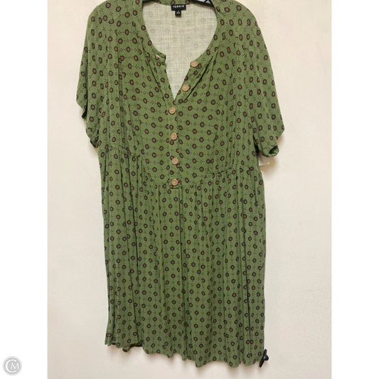 Dress Casual Short By Torrid In Green, Size: Xl