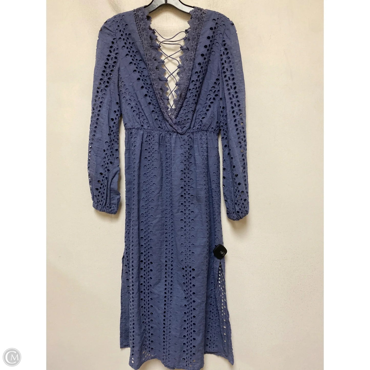 Dress Casual Midi By Bardot In Blue, Size: S