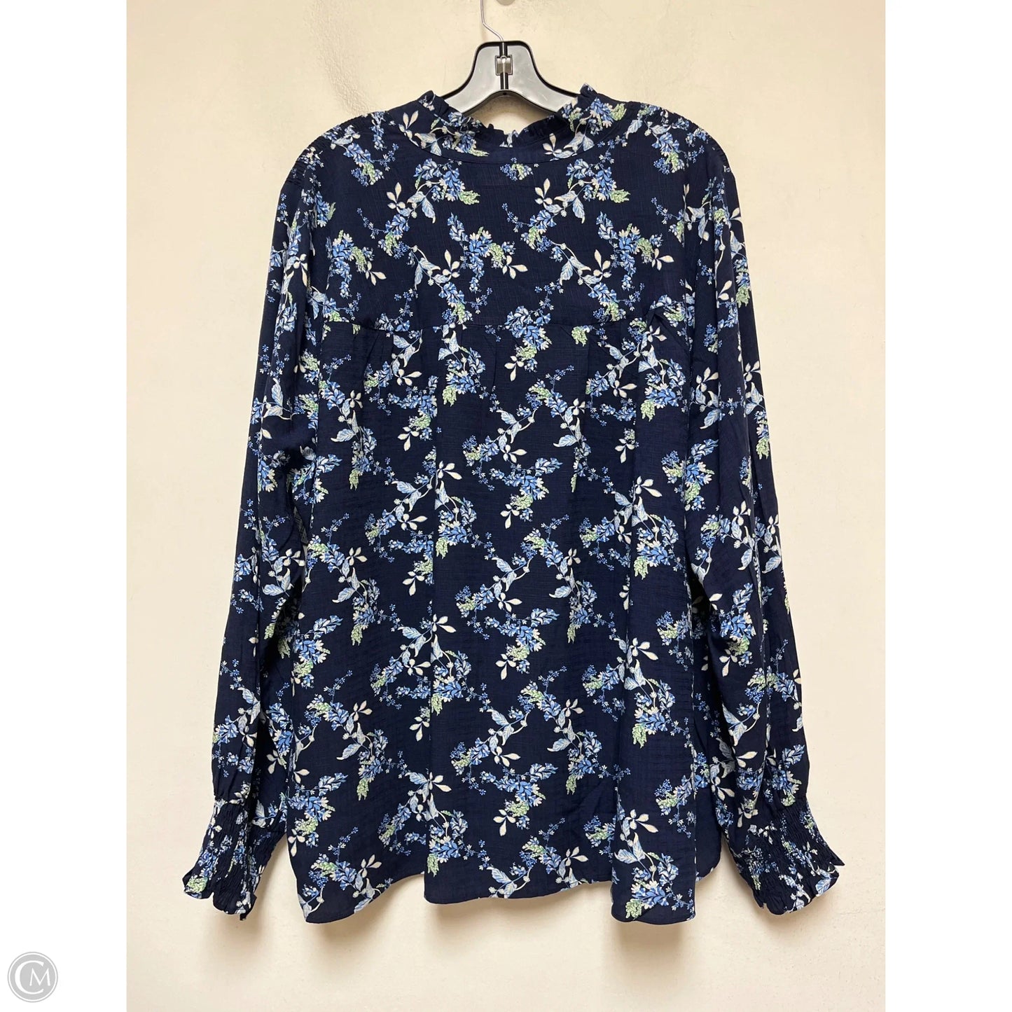 Top Long Sleeve By Lane Bryant In Floral Print, Size: 3x