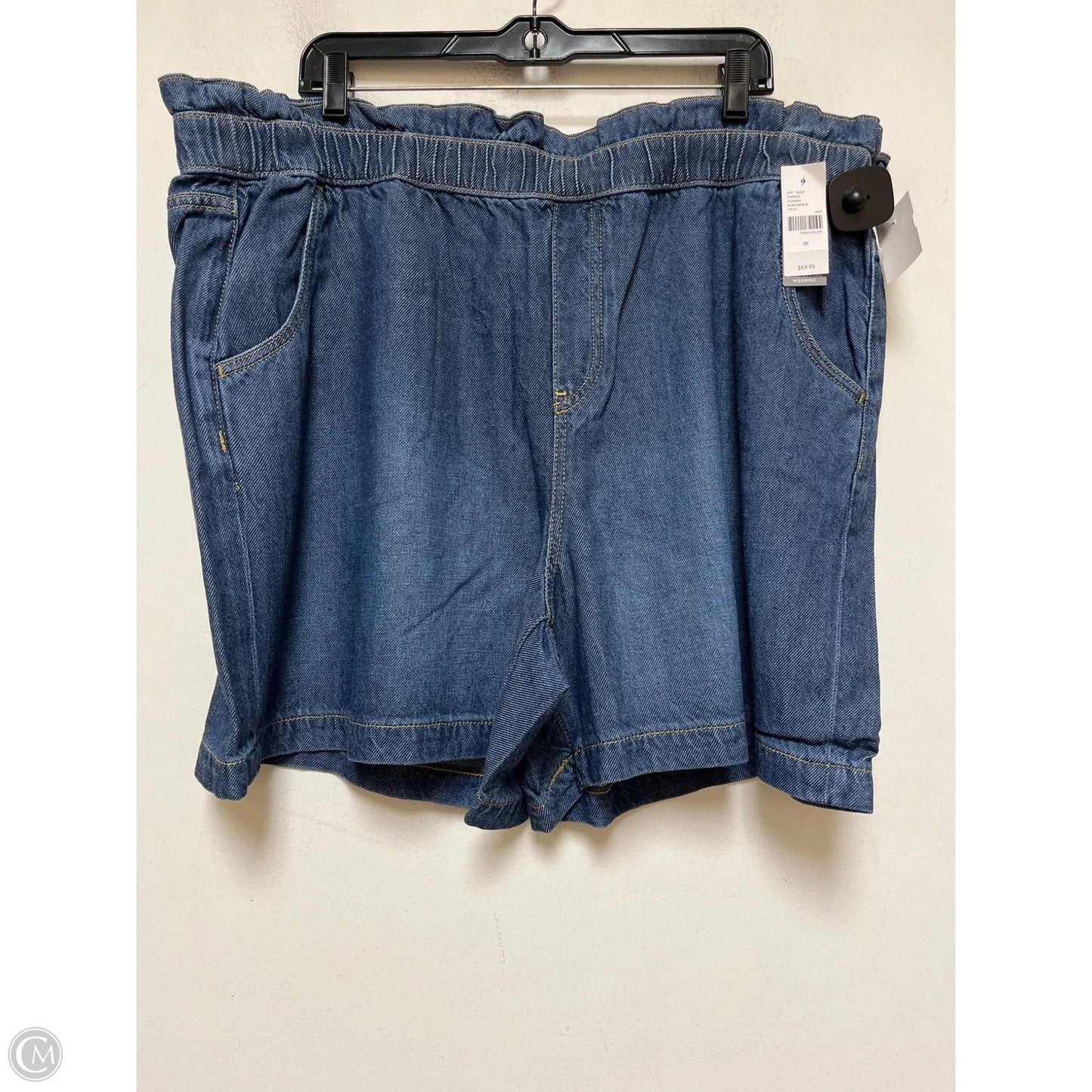 Shorts By Lane Bryant In Blue Denim, Size: 20