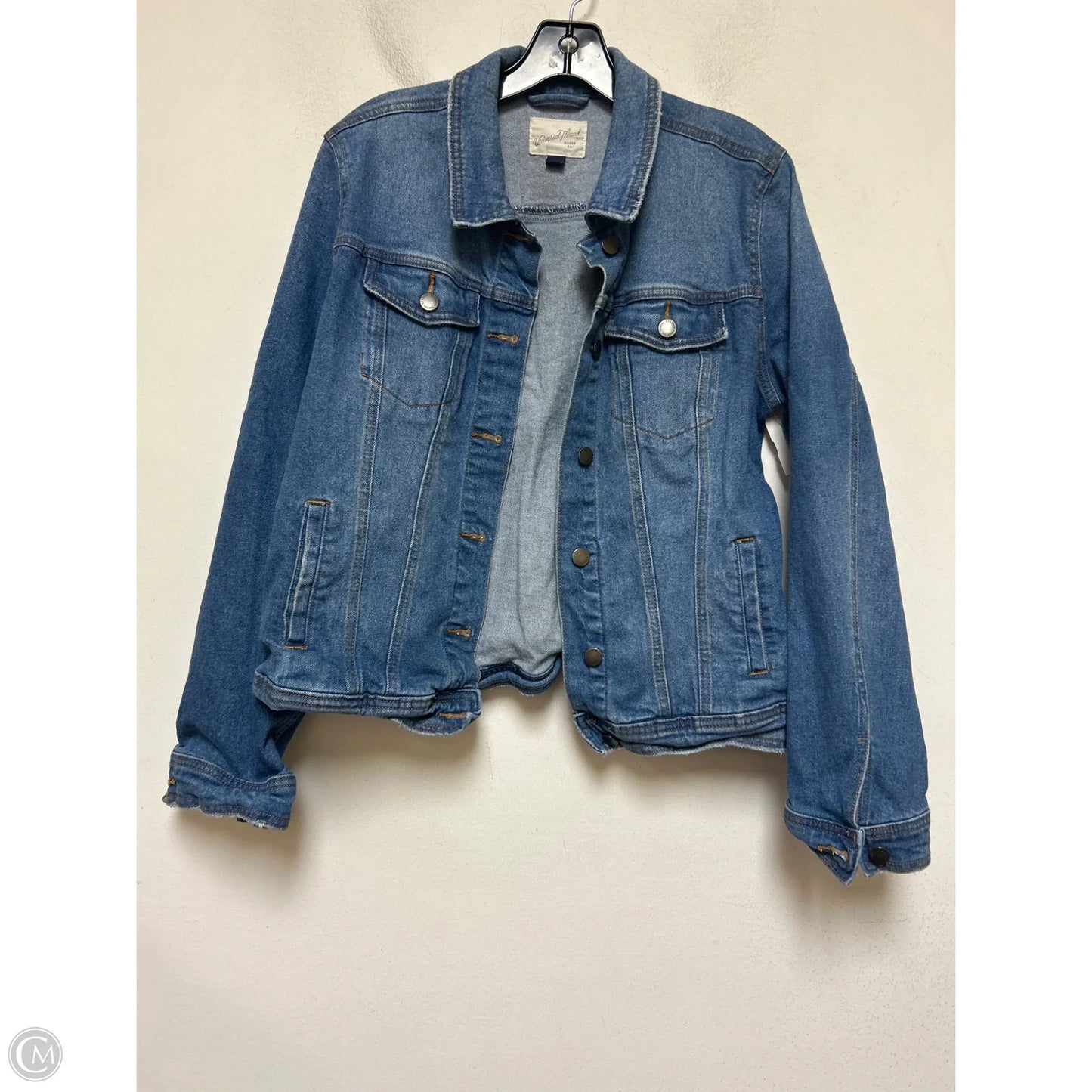 Jacket Denim By Universal Thread In Blue Denim, Size: L