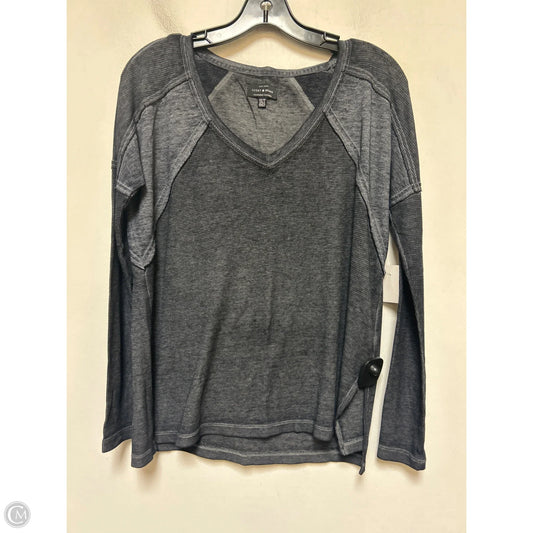 Top Long Sleeve By Lucky Brand In Grey, Size: Xs