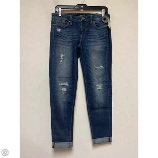 Jeans Boyfriend By White House Black Market In Blue Denim, Size: 0