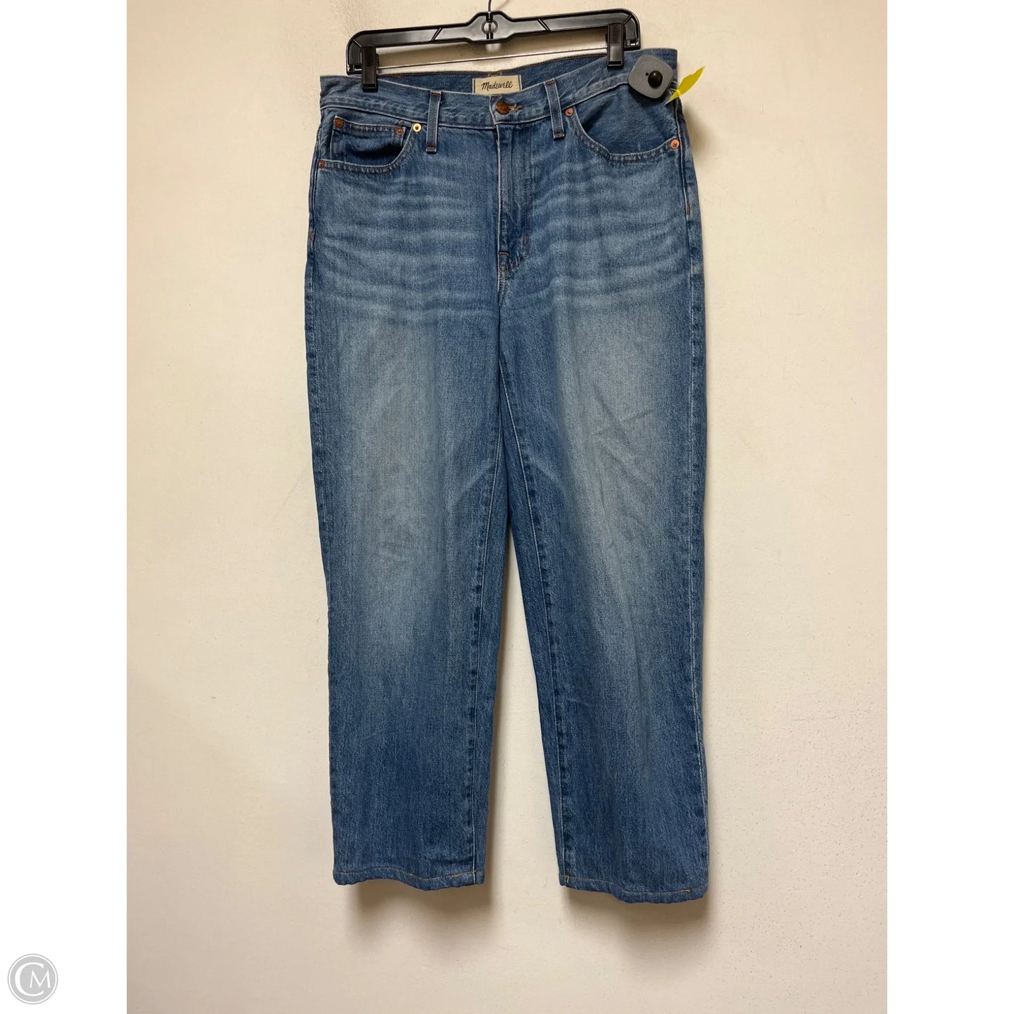 Jeans Wide Leg By Madewell In Blue Denim, Size: 6