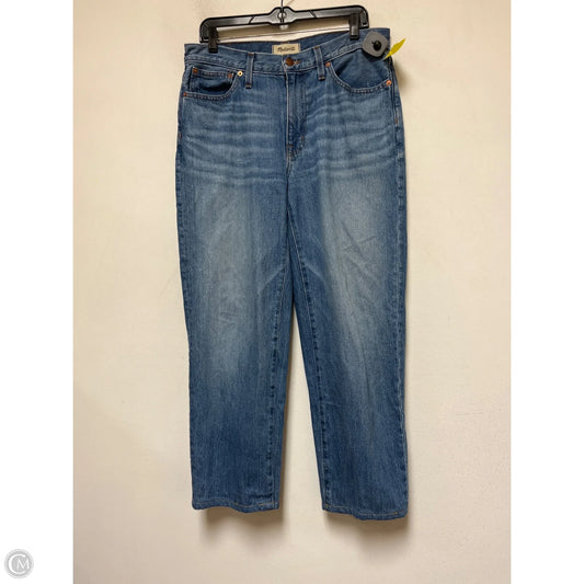 Jeans Wide Leg By Madewell In Blue Denim, Size: 6