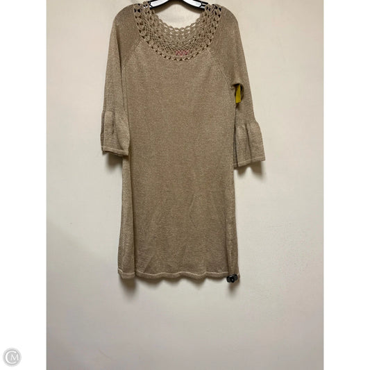 Dress Designer By Lilly Pulitzer In Gold, Size: L