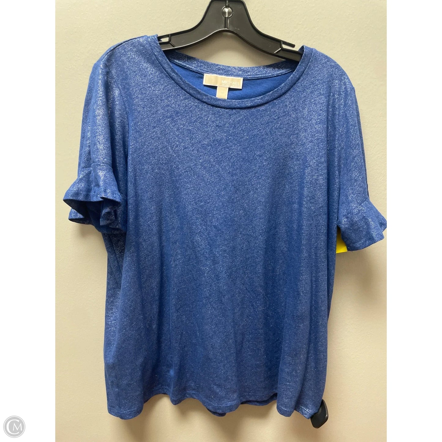Top Short Sleeve By Michael By Michael Kors In Blue, Size: M