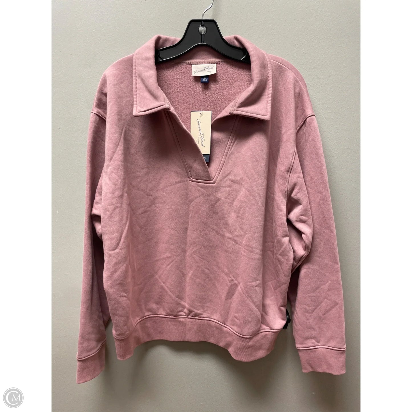 Sweatshirt Collar By Universal Thread In Pink, Size: M