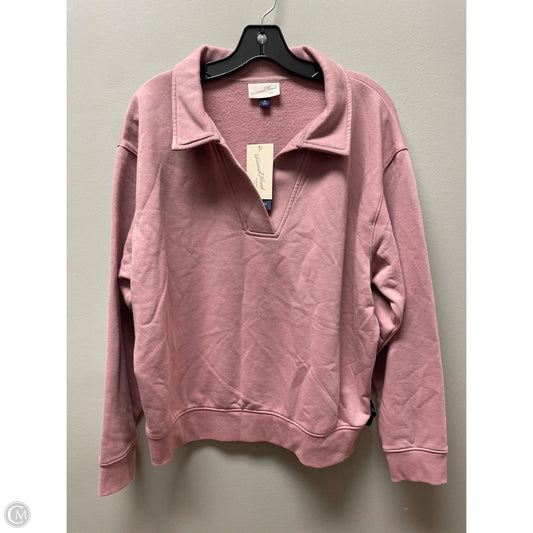 Sweatshirt Collar By Universal Thread In Pink, Size: M