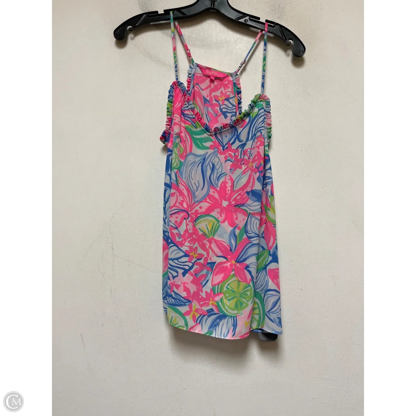 Top Sleeveless Designer By Lilly Pulitzer In Floral Print, Size: S
