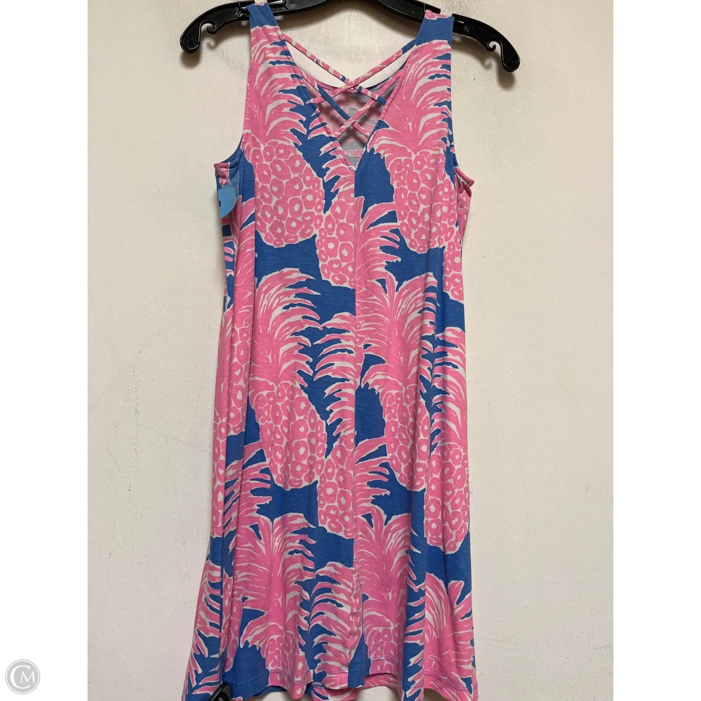 Dress Designer By Lilly Pulitzer In Blue & Pink, Size: Xs