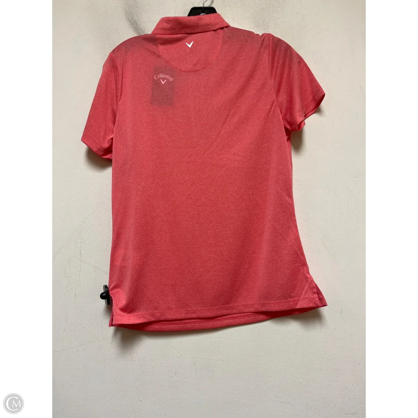 Athletic Top Short Sleeve By Callaway In Pink, Size: M