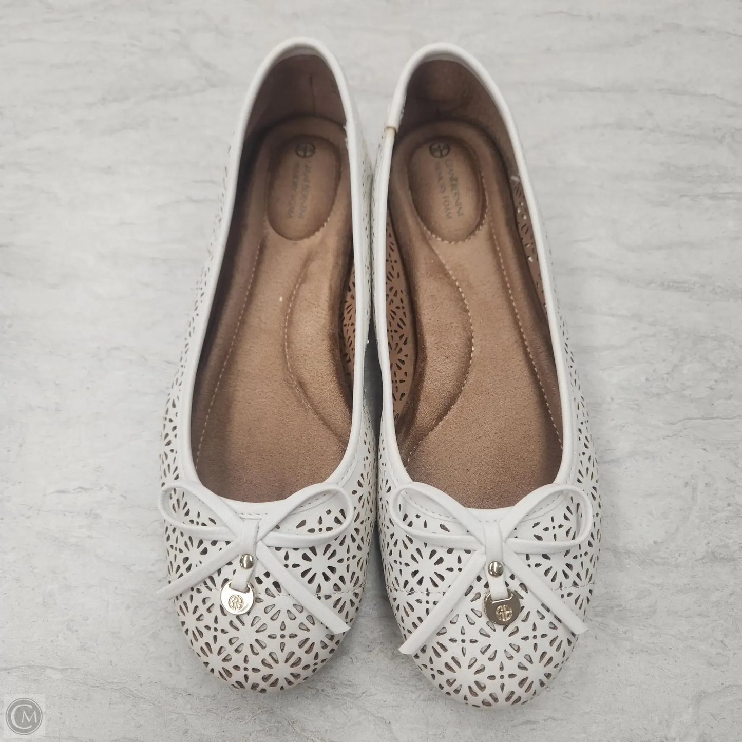 Shoes Flats By Giani Bernini In White, Size: 6.5