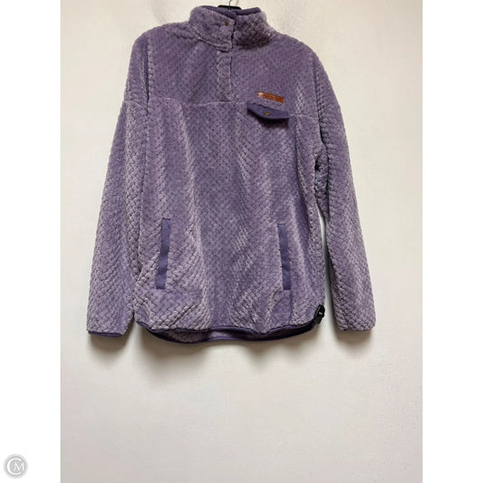Sweatshirt Collar By Simply Southern In Purple, Size: L