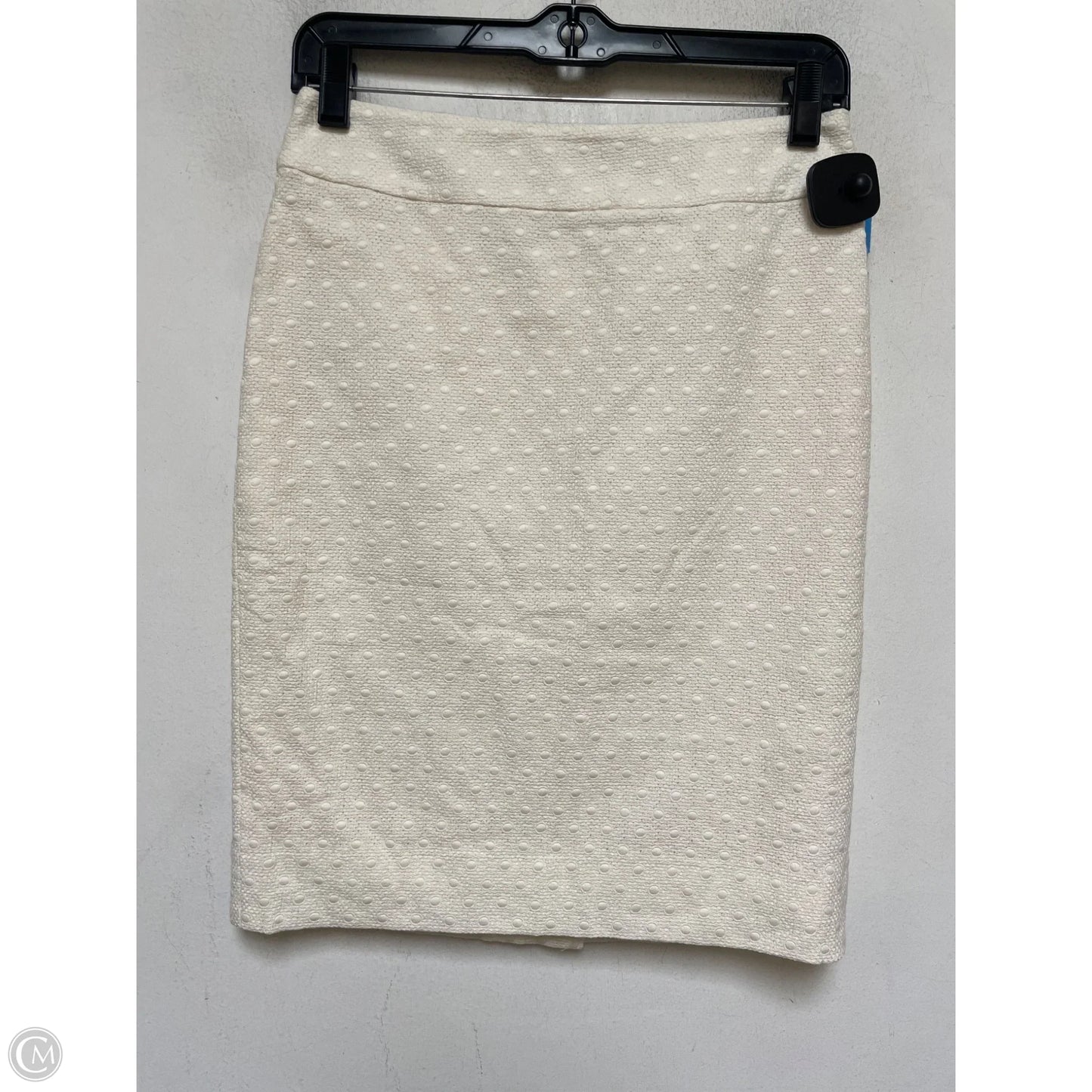 Skirt Midi By Ann Taylor In Cream, Size: 0