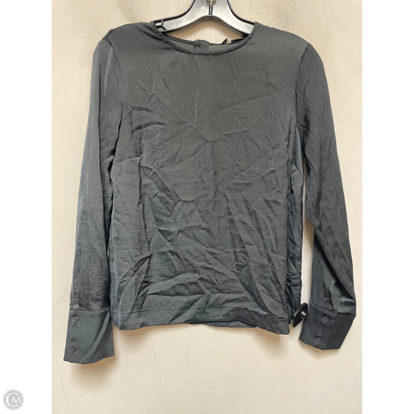 Top Long Sleeve By Banana Republic In Green, Size: Xs