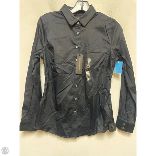 Top Long Sleeve By Banana Republic In Black, Size: S