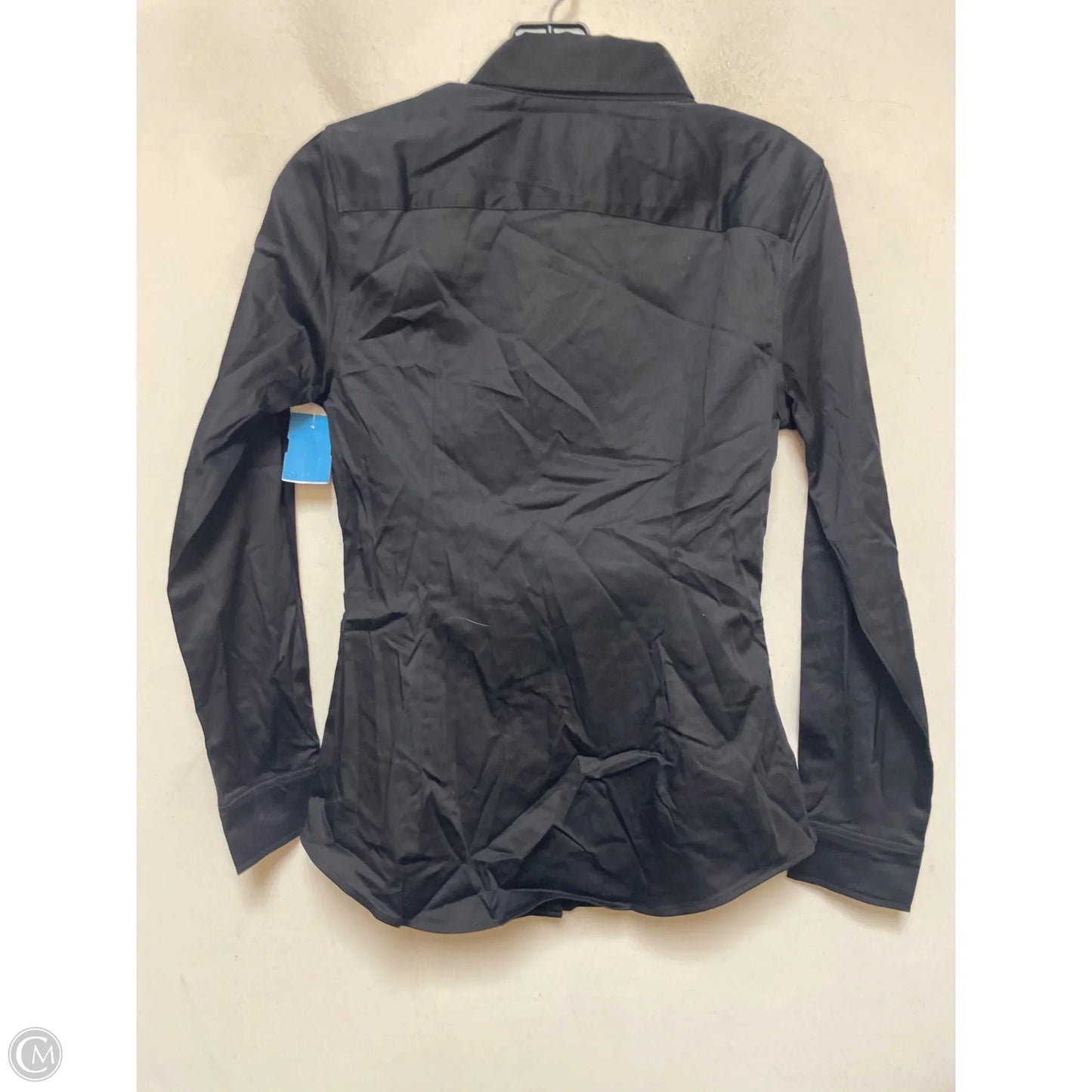 Top Long Sleeve By Banana Republic In Black, Size: S