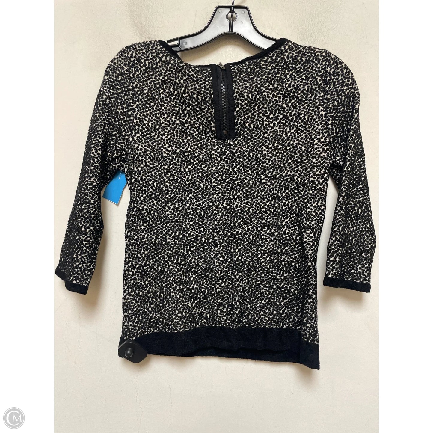 Top Short Sleeve By Moth In Black & White, Size: S