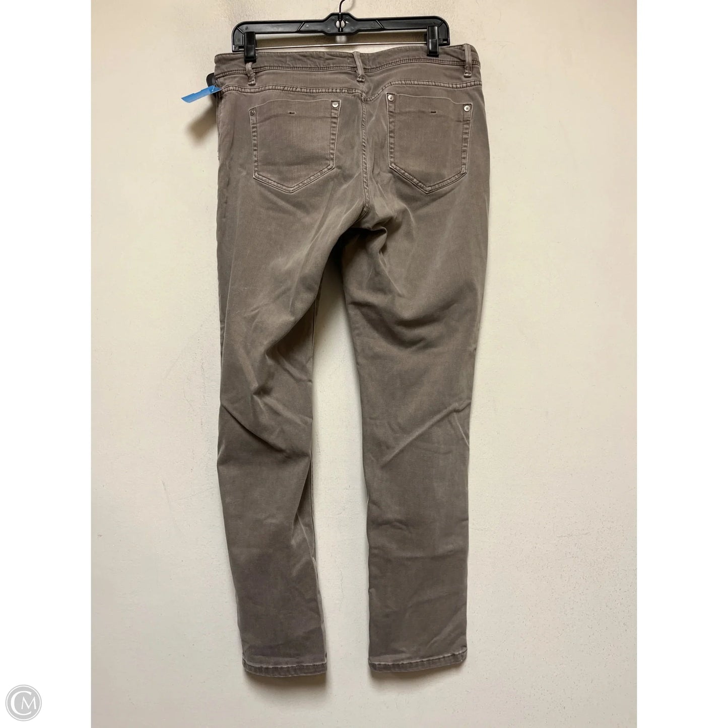 Jeans Straight By J. Jill In Grey Denim, Size: 10