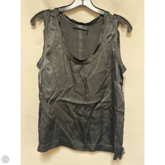 Top Sleeveless By Able In Black, Size: S