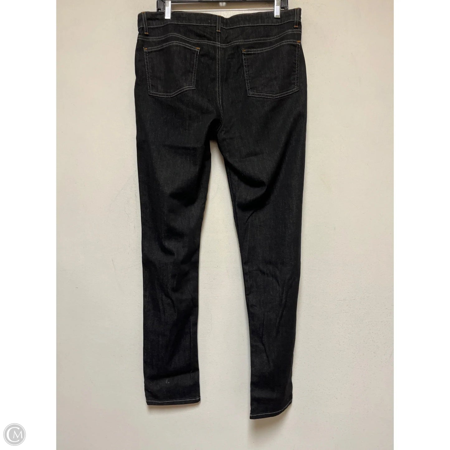 Jeans Straight By Eileen Fisher In Black Denim, Size: 14